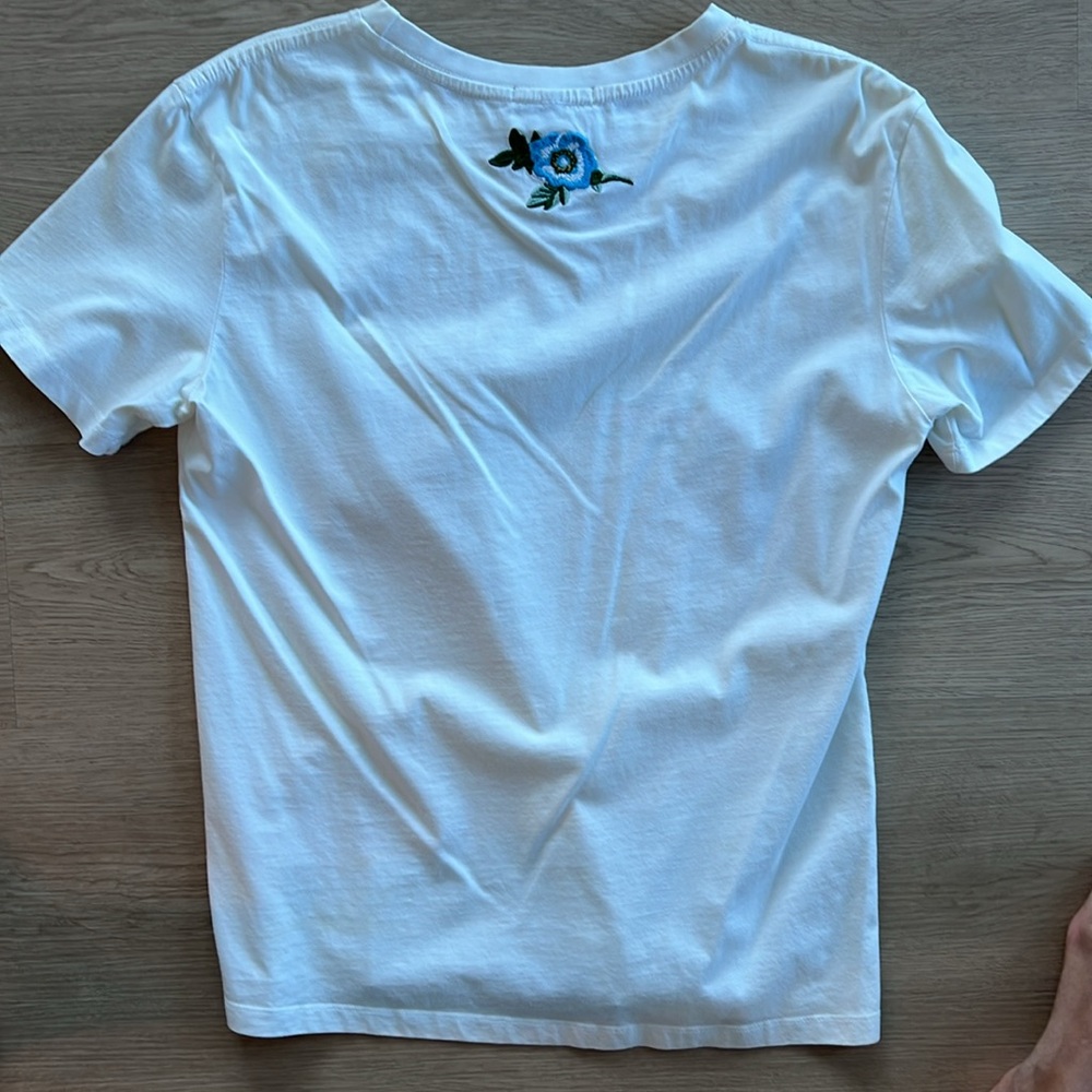 Gucci White T-Shirt with Logo - Picture 3 of 4